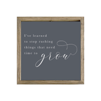 16x16 Thin Oak | Charcoal Canvas