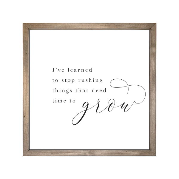 24x24 Thin Oak | White Canvas