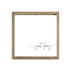 16x16 Thin Oak | White Canvas