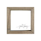 8x8 Thin Oak | White Canvas