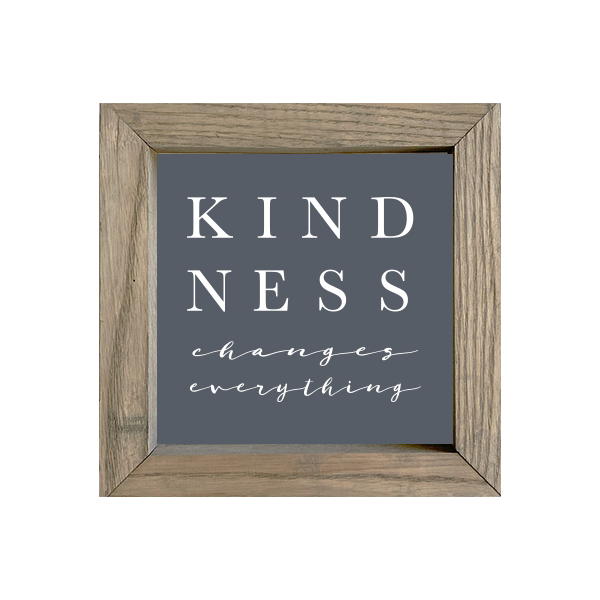 8x8 Thin Oak | Charcoal Canvas