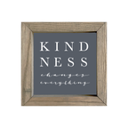 8x8 Thin Oak | Charcoal Canvas