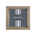 8x8 Thin Oak | Charcoal Canvas