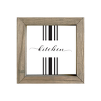 8x8 Thin Oak | White Canvas