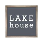 24x24 Thin Oak | Charcoal Canvas