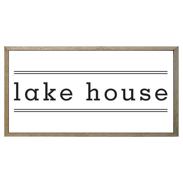 35x18 Thin Oak | White Canvas