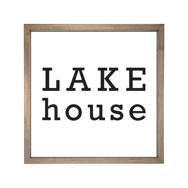 24x24 Thin Oak | White Canvas