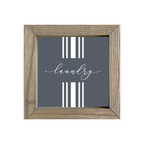 8x8 Thin Oak | Charcoal Canvas