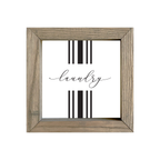 8x8 Thin Oak | White Canvas