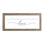 16x7 Thin Oak | White Canvas