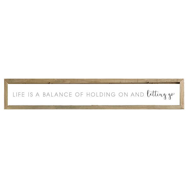 41x7 Thin Oak | White Canvas