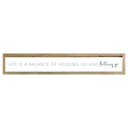 41x7 Thin Oak | White Canvas