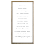 35x18 Thin Oak | White Canvas