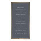 24x48 Thin Oak | Charcoal Canvas