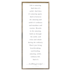 24x60 Thin Oak | Natural Canvas