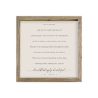 16x16 Thin Oak | Natural Canvas