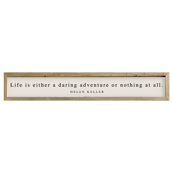 41x7 Thin Oak | Natural Canvas