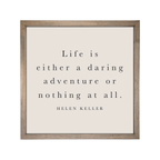 24x24 Thin Oak | Natural Canvas