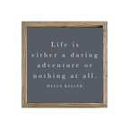 16x16 Thin Oak | Charcoal Canvas