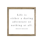 16x16 Thin Oak | White Canvas