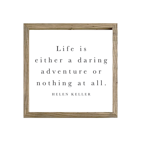 16x16 Thin Oak | White Canvas