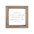 8x8 Thin Oak | White Canvas