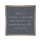 24x24 Thin Oak | Charcoal Canvas