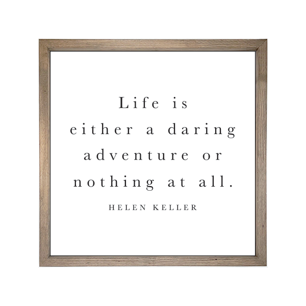 24x24 Thin Oak | White Canvas