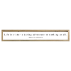 41x7 Thin Oak | White Canvas