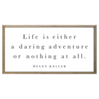 35x18 Thin Oak | White Canvas