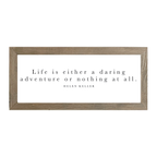 16x7 Thin Oak | White Canvas