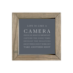 8x8 Thin Oak | Charcoal Canvas