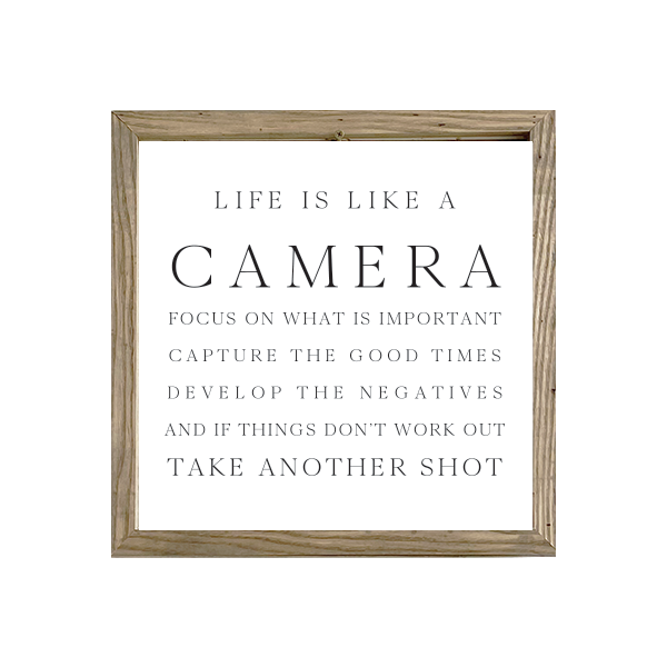 16x16 Thin Oak | White Canvas