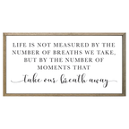 35x18 Thin Oak | White Canvas