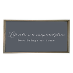 24x48 Thin Oak | Charcoal Canvas