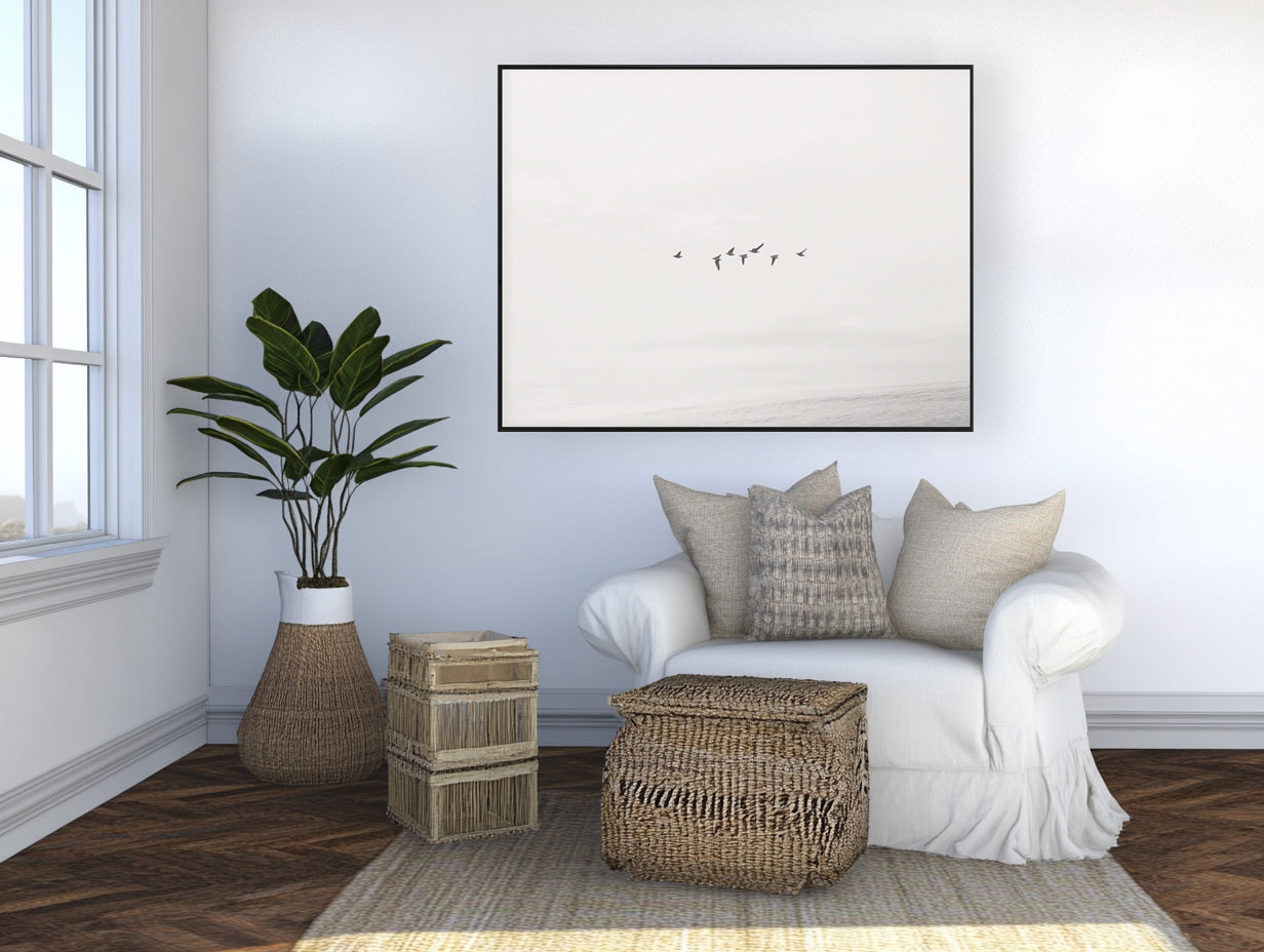 34x44 Hairline - Birds Flying