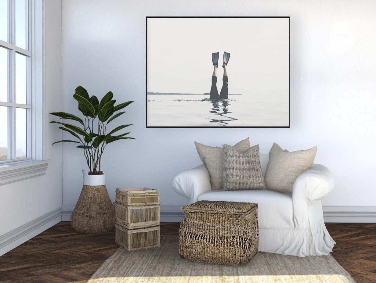 34x44 Hairline - Fins Up