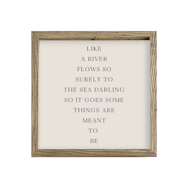 16x16 Thin Oak | Natural Canvas