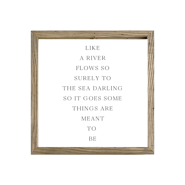 16x16 Thin Oak | White Canvas