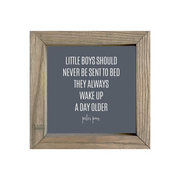 8x8 Thin Oak | Charcoal Canvas