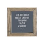 8x8 Thin Oak | Charcoal Canvas