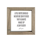 8x8 Thin Oak | White Canvas