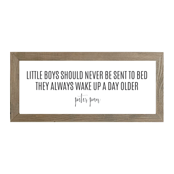 16x7 Thin Oak | White Canvas