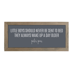 16x7 Thin Oak | Charcoal Canvas