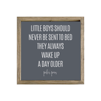 16x16 Thin Oak | Charcoal Canvas