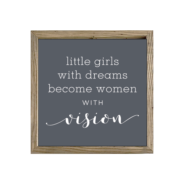 16x16 Thin Oak | Charcoal Canvas