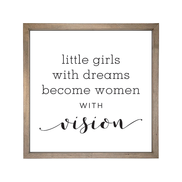 24x24 Thin Oak | White Canvas