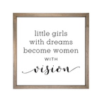 24x24 Thin Oak | White Canvas