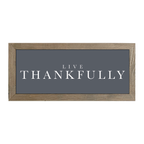 16x7 Thin Oak | Charcoal Canvas