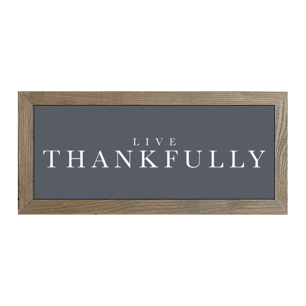 16x7 Thin Oak | Charcoal Canvas